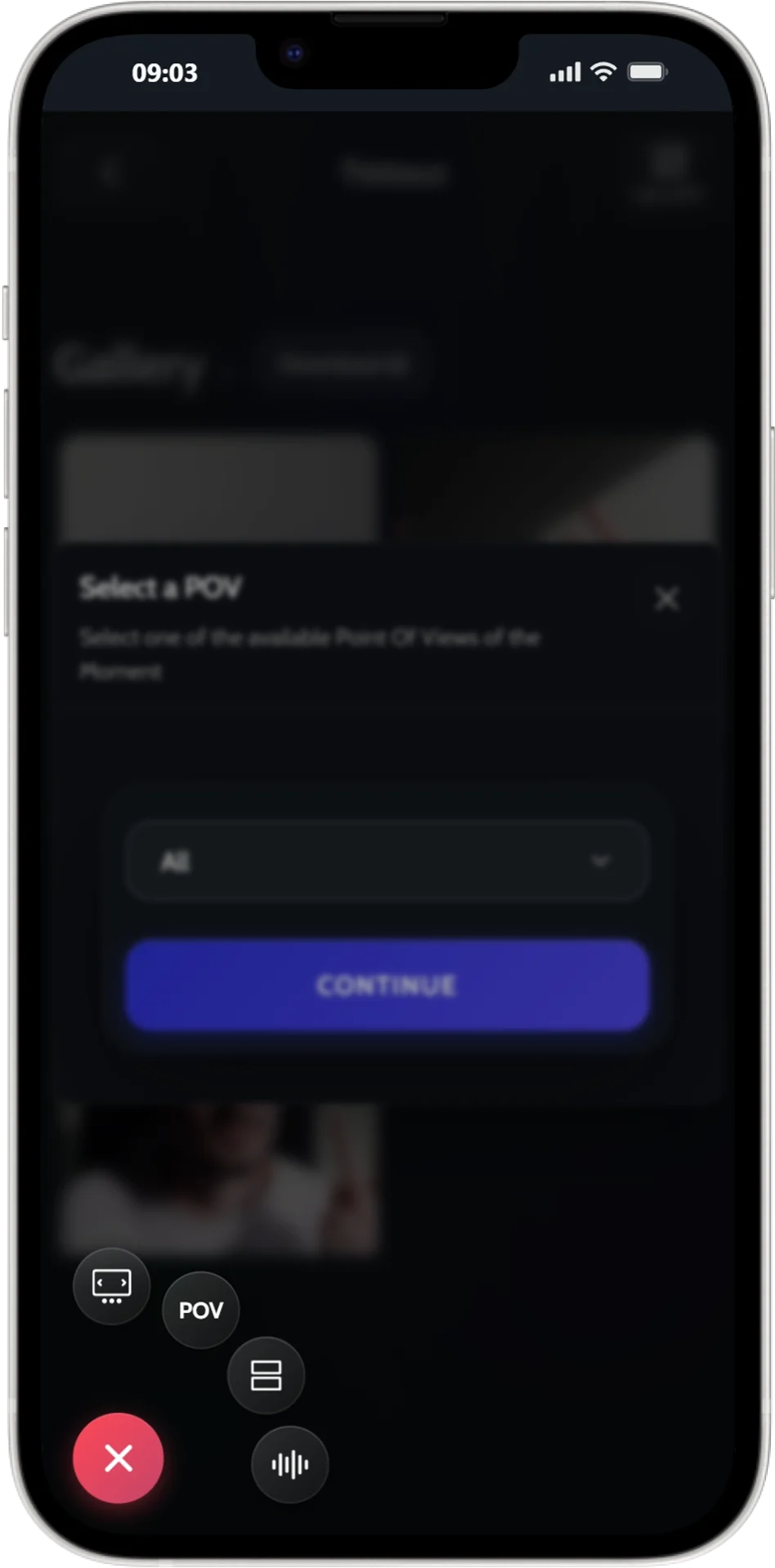 مرشح وجه الرؤية في JoinMyMoment gallery - تصفح حسب وجهة نظر كل ضيف